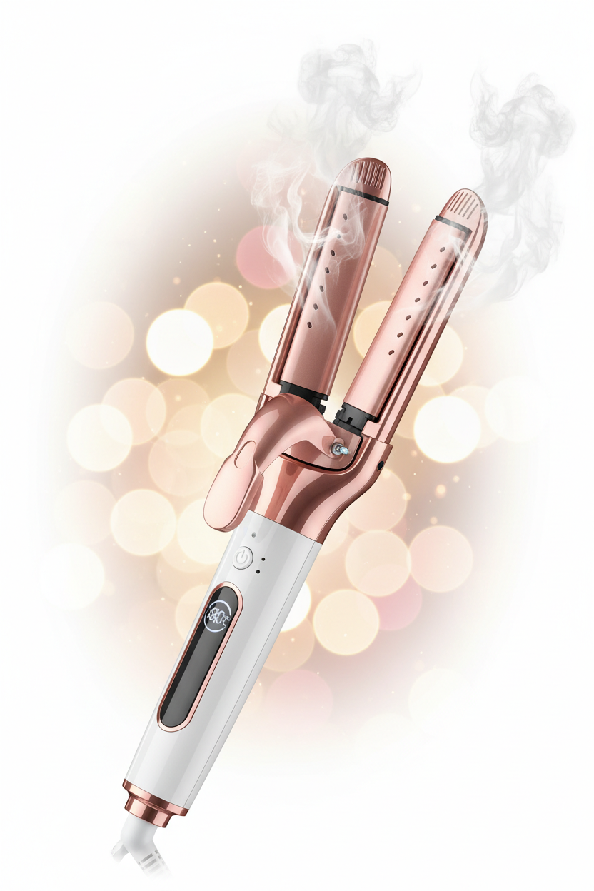 SteamStyle Pro Infrared Hair Styler – Steam Straightener & Curling Iron